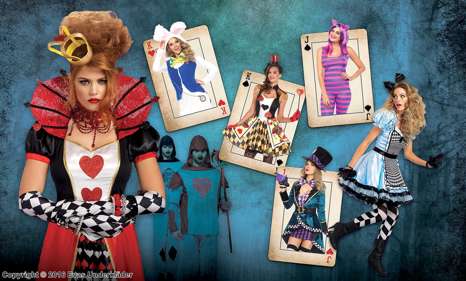 Female Mad Hatter, costume dress, belt, velvet, checkered pattern